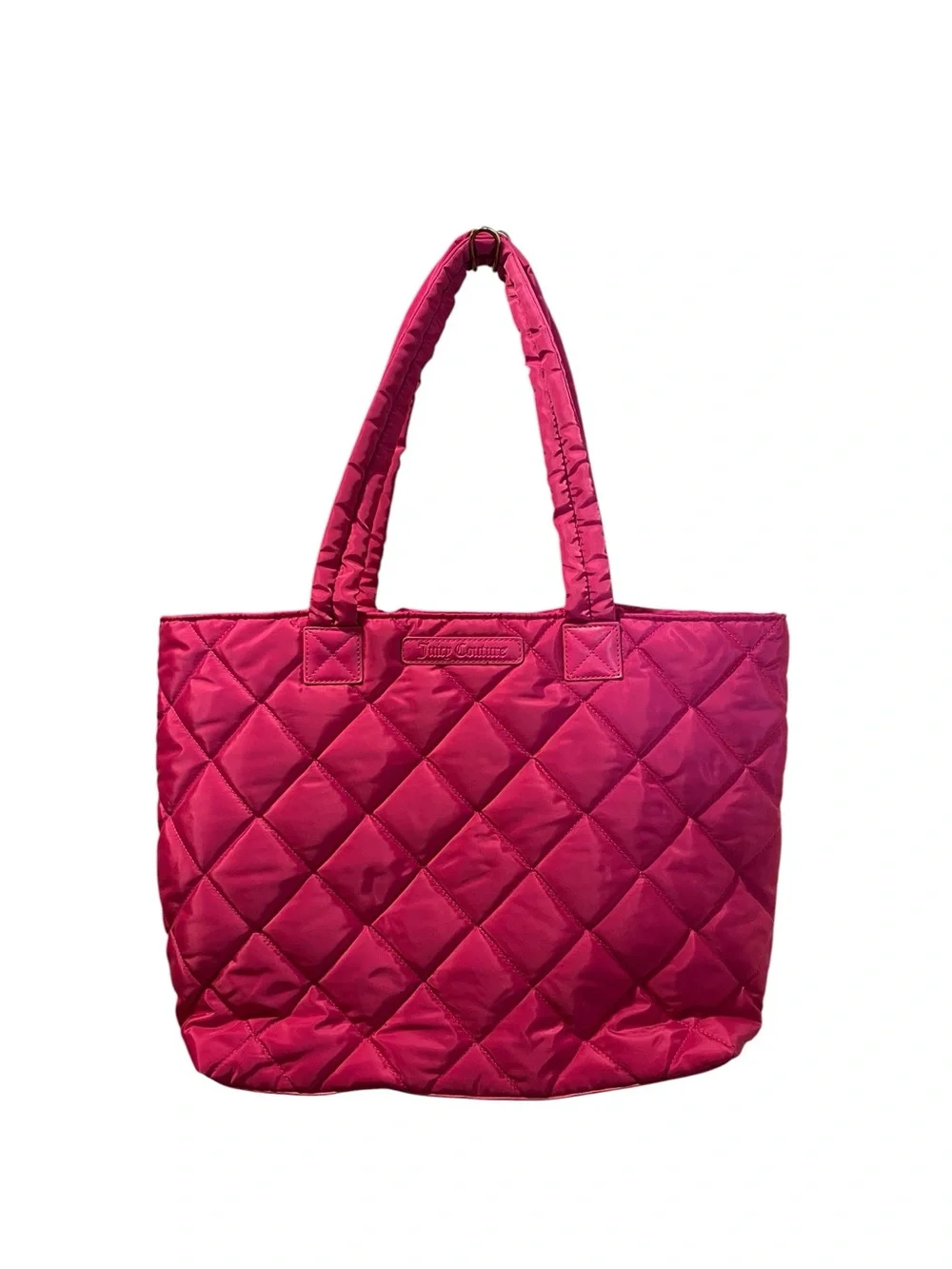 Juicy couture Quilted Hot Pink Tote Bag - EUC